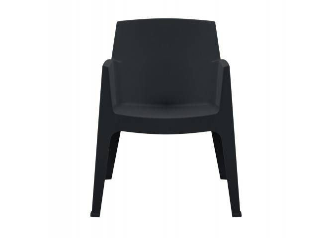 ΠΟΛΥΘΡΟΝΑ ΠΟΛΥΠΡΟΠΥΛΕΝΙΟΥ SLEEK HM6370.02 ΜΑΥΡΗ 57x56x82,5Υεκ.