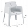 ΣΕΤ ΣΑΛΟΝΙ ΕΞ.ΧΩΡΟΥ 4ΤΜΧ SLEEK HM21268.01 ΛΕΥΚΟ ΠΟΛΥΠΡΟΠΥΛΕΝΙΟ