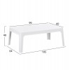 ΣΕΤ ΣΑΛΟΝΙ ΕΞ.ΧΩΡΟΥ 4ΤΜΧ SLEEK HM21268.01 ΛΕΥΚΟ ΠΟΛΥΠΡΟΠΥΛΕΝΙΟ