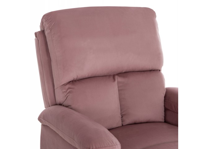 ΠΟΛΥΘΡΟΝΑ RELAX DIONI HM3296.02 ΡΟΖ ΒΕΛΟΥΔΟ 81x94x97Υεκ.