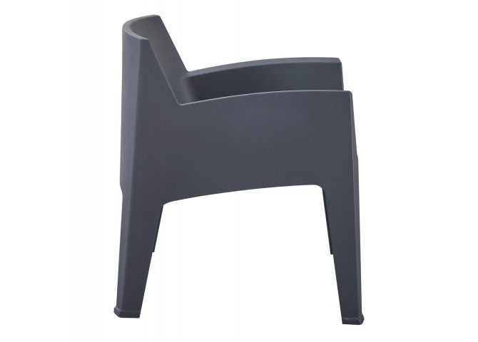 ΠΟΛΥΘΡΟΝΑ ΠΟΛΥΠΡΟΠΥΛΕΝΙΟΥ LOUNGE SLEEK HM6365.10 ΓΚΡΙ 62,5x48,5x73Υεκ.