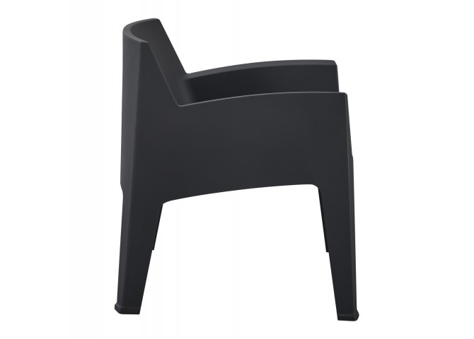 ΠΟΛΥΘΡΟΝΑ ΠΟΛΥΠΡΟΠΥΛΕΝΙΟΥ LOUNGE SLEEK HM6365.02 ΜΑΥΡΟ 62,5x48,5x73Υεκ.