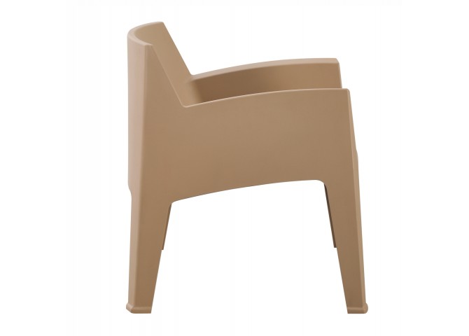 ΠΟΛΥΘΡΟΝΑ ΠΟΛΥΠΡΟΠΥΛΕΝΙΟΥ LOUNGE SLEEK HM6365.03 CAPPUCCINO 62,5x48,5x73Υεκ.