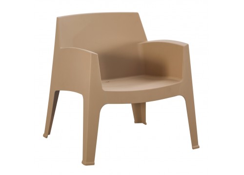 ΠΟΛΥΘΡΟΝΑ ΠΟΛΥΠΡΟΠΥΛΕΝΙΟΥ LOUNGE SLEEK HM6365.03 CAPPUCCINO 62,5x48,5x73Υεκ.