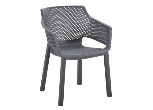 ΠΟΛΥΘΡΟΝΑ ΠΟΛΥΠΡΟΠΥΛΕΝΙΟΥ PEGGY HM6368.10 ΓΚΡΙ 60x55x79Υεκ