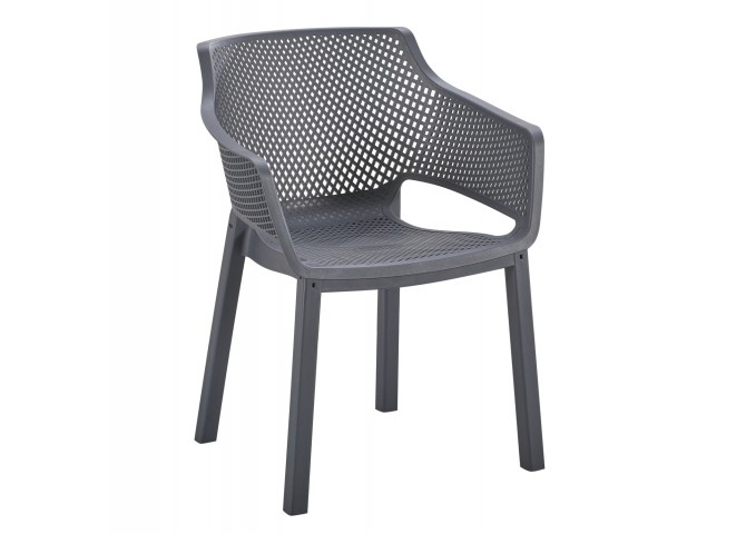 ΠΟΛΥΘΡΟΝΑ ΠΟΛΥΠΡΟΠΥΛΕΝΙΟΥ PEGGY HM6368.10 ΓΚΡΙ 60x55x79Υεκ