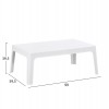 ΣΕΤ LOUNGE 4ΤΜΧ SLEEK HM21275.01 ΛΕΥΚΟ ΠΟΛΥΠΡΟΠΥΛΕΝΙΟ