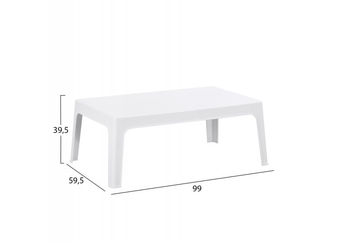 ΣΕΤ LOUNGE 4ΤΜΧ SLEEK HM21275.01 ΛΕΥΚΟ ΠΟΛΥΠΡΟΠΥΛΕΝΙΟ