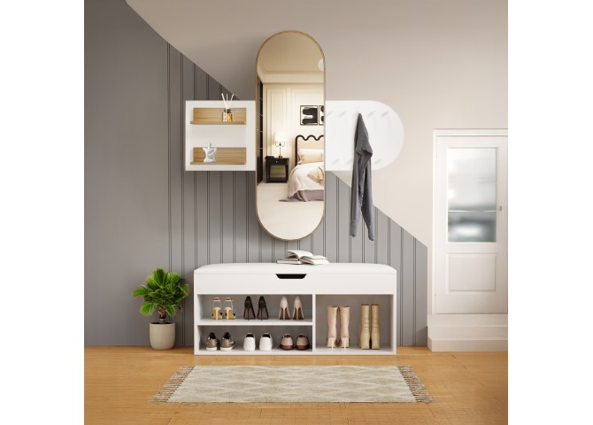 ΣΕΤ ΕΙΣΟΔΟΥ 2ΤΜΧ CHERYL HM21276.02 ΜΕΛΑΜΙΝΗ ΣΕ ΛΕΥΚΟ--SONAMA