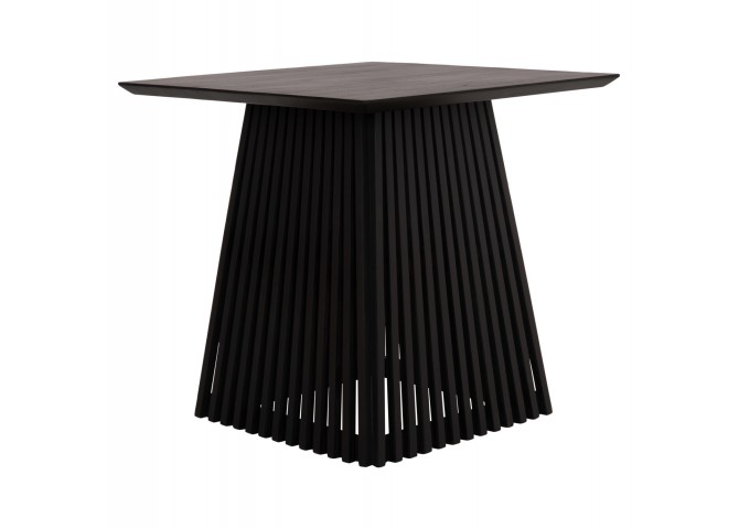 ΤΡΑΠΕΖΙ ΤΡΑΠΕΖΑΡΙΑΣ ΤΕΤΡΑΓΩΝΟ FRANTZ HM9458.02 MINDI ΞΥΛΟ ΜΑΥΡΟ 80x80x78Yεκ.