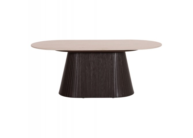ΤΡΑΠΕΖΙ ΣΑΛΟΝΙΟΥ ΟΒΑΛ CATER HM18321 ΚΕΡΑΜΙΚΟ TOP ΟΨΗ ΤΡΑΒΕΡΤΙΝΑΣ-MDF ΒΑΣΗ 124x63x39Υεκ