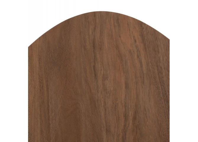ΒΟΗΘΗΤΙΚΟ ΤΡΑΠΕΖΙ ΟΒΑΛ ALPER HM18328 MDF SONAMA--ΜΕΤΑΛΛΟ ΛΕΥΚΟ Φ50x50Υεκ.