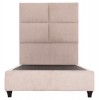 ΚΡΕΒΑΤΙ ΜΟΝΟ MILO HM652.32 ΜΠΕΖ TEDDY ΥΦΑΣΜΑ ΓΙΑ ΣΤΡΩΜΑ 90x200εκ