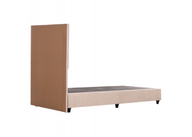 ΚΡΕΒΑΤΙ ΜΟΝΟ MILO HM652.32 ΜΠΕΖ TEDDY ΥΦΑΣΜΑ ΓΙΑ ΣΤΡΩΜΑ 90x200εκ