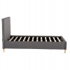 ΚΡΕΒΑΤΙ ΜΕ ΣΤΡΩΜΑ MAYLIN HM21281.03 ΓΚΡΙ ΥΦΑΣΜΑ--ΓΙΑ 120x200εκ