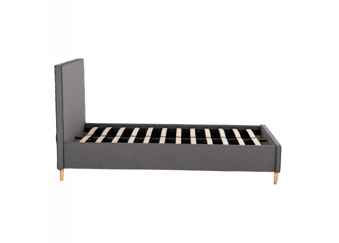 ΚΡΕΒΑΤΙ ΜΕ ΣΤΡΩΜΑ MAYLIN HM21281.03 ΓΚΡΙ ΥΦΑΣΜΑ--ΓΙΑ 120x200εκ