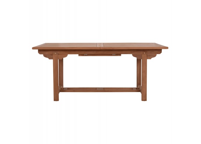 TΡΑΠΕΖΙ ΤΡΑΠΕΖΑΡΙΑΣ ΑΝΟΙΓΟΜΕΝΟ CRANDER HM6376 ΞΥΛΟ TEAK ΣΕ ΦΥΣΙΚΟ 180-240x100x76Υεκ