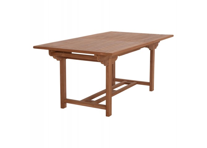 TΡΑΠΕΖΙ ΤΡΑΠΕΖΑΡΙΑΣ ΑΝΟΙΓΟΜΕΝΟ CRANDER HM6376 ΞΥΛΟ TEAK ΣΕ ΦΥΣΙΚΟ 180-240x100x76Υεκ