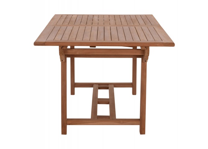 TΡΑΠΕΖΙ ΤΡΑΠΕΖΑΡΙΑΣ ΑΝΟΙΓΟΜΕΝΟ CRANDER HM6376 ΞΥΛΟ TEAK ΣΕ ΦΥΣΙΚΟ 180-240x100x76Υεκ