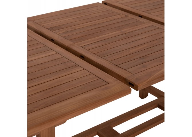 TΡΑΠΕΖΙ ΤΡΑΠΕΖΑΡΙΑΣ ΑΝΟΙΓΟΜΕΝΟ CRANDER HM6376 ΞΥΛΟ TEAK ΣΕ ΦΥΣΙΚΟ 180-240x100x76Υεκ