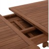 TΡΑΠΕΖΙ ΤΡΑΠΕΖΑΡΙΑΣ ΑΝΟΙΓΟΜΕΝΟ CRANDER HM6376 ΞΥΛΟ TEAK ΣΕ ΦΥΣΙΚΟ 180-240x100x76Υεκ