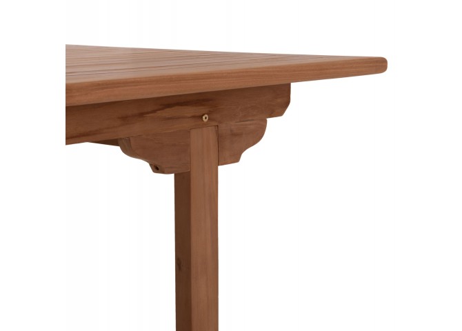 TΡΑΠΕΖΙ ΤΡΑΠΕΖΑΡΙΑΣ ΑΝΟΙΓΟΜΕΝΟ CRANDER HM6376 ΞΥΛΟ TEAK ΣΕ ΦΥΣΙΚΟ 180-240x100x76Υεκ