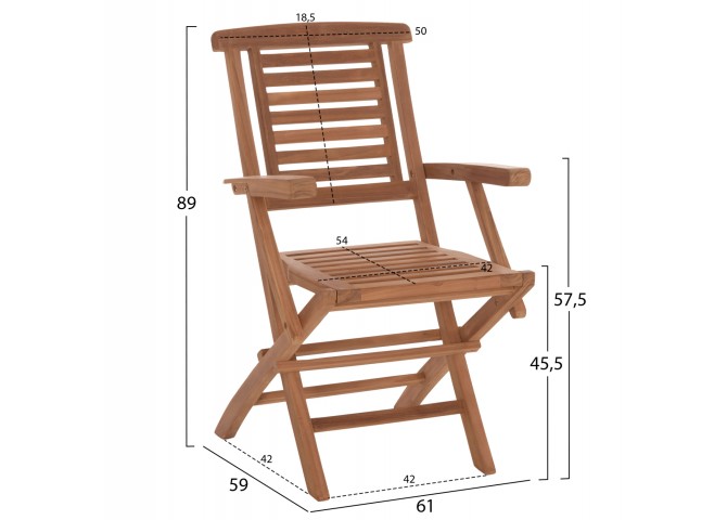 ΣΕΤ ΤΡΑΠΕΖΑΡΙΑΣ CRANDER HM21288 ΤΡΑΠΕΖΙ & 6 ΠΟΛΥΘΡΟΝΕΣ ΠΤΥΣΣΟΜΕΝΕΣ-ΤΕΑΚ