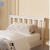 ΚΡΕΒΑΤΙ ΠΑΙΔΙΚΟ ΜΕ ΣΤΡΩΜΑ GIMLY HM21300.01 ΞΥΛΟ ΠΕΥΚΟΥ ΣΕ ΛΕΥΚΟ ΓΙΑ ΣΤΡΩΜΑ 90x190εκ
