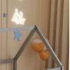 ΚΡΕΒΑΤΙ ΠΑΙΔΙΚΟ ΜΕ ΣΤΡΩΜΑ PEPE HM21302.02 ΞΥΛΟ ΠΕΥΚΟΥ ΣΕ ΓΚΡΙ--ΣΤΡΩΜΑ 90x190εκ