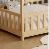 ΚΡΕΒΑΤΙ ΠΑΙΔΙΚΟ ΜΕ ΣΤΡΩΜΑ PHYLLIS HM21304 ΞΥΛΟ ΠΕΥΚΟΥ ΣΕ ΦΥΣΙΚΟ--ΣΤΡΩΜΑ 90x190εκ