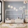 ΚΡΕΒΑΤΙ ΠΑΙΔΙΚΟ ΜΕ ΣΤΡΩΜΑ PHYLLIS HM21304.01 ΞΥΛΟ ΠΕΥΚΟΥ ΣΕ ΛΕΥΚΟ--ΣΤΡΩΜΑ 90x190εκ