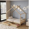 ΚΡΕΒΑΤΙ ΠΑΙΔΙΚΟ ΜΕ ΣΤΡΩΜΑ KLARICE HM21305 ΞΥΛΟ ΠΕΥΚΟΥ ΣΕ ΦΥΣΙΚΟ--ΣΤΡΩΜΑ 90x190εκ