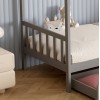 ΚΡΕΒΑΤΙ ΠΑΙΔΙΚΟ ΜΕ ΣΤΡΩΜΑ KLARICE HM21305.02 ΞΥΛΟ ΠΕΥΚΟΥ ΣΕ ΓΚΡΙ--ΣΤΡΩΜΑ 90x190εκ