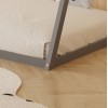 ΚΡΕΒΑΤΙ ΠΑΙΔΙΚΟ ΜΕ ΣΤΡΩΜΑ MUNK HM21306.02 ΞΥΛΟ ΠΕΥΚΟΥ ΣΕ ΓΚΡΙ--ΣΤΡΩΜΑ 90x190εκ