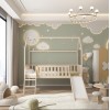 ΚΡΕΒΑΤΙ ΠΑΙΔΙΚΟ ΤΣΟΥΛΗΘΡΑ PHYLLIS HM21310 ΠΕΥΚΟ ΣΕ ΦΥΣΙΚΟ--ΜΕ ΣΤΡΩΜΑ 90x190εκ