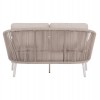 DAYBED ΣΕΙΡΑ XANTION HM6474.02 ΛΕΥΚΟ ΑΛΟΥΜΙΝΙΟ--ΣΧΟΙΝΙ--OLEFIN 157x149x80Υεκ