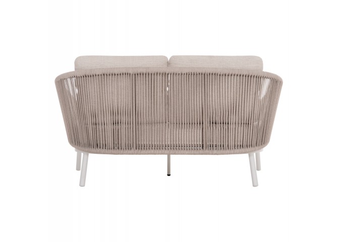 DAYBED ΣΕΙΡΑ XANTION HM6474.02 ΛΕΥΚΟ ΑΛΟΥΜΙΝΙΟ--ΣΧΟΙΝΙ--OLEFIN 157x149x80Υεκ