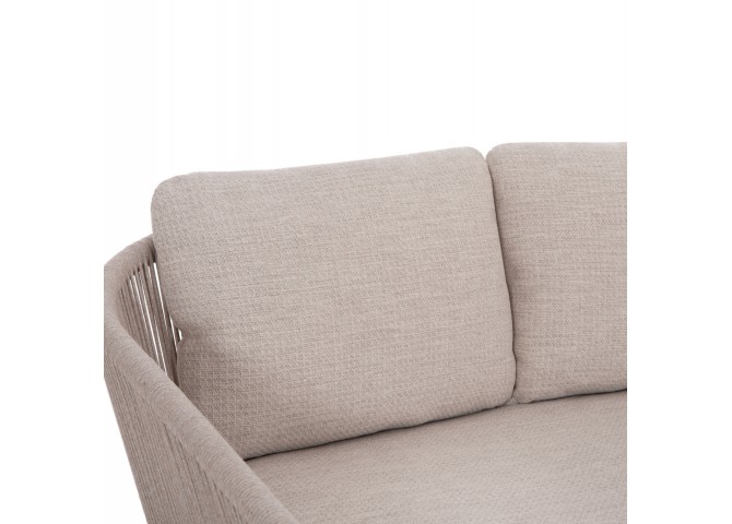 DAYBED ΣΕΙΡΑ XANTION HM6474.02 ΛΕΥΚΟ ΑΛΟΥΜΙΝΙΟ--ΣΧΟΙΝΙ--OLEFIN 157x149x80Υεκ
