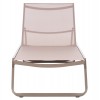 ΞΑΠΛΩΣΤΡΑ ΑΛΟΥΜΙΝΙΟΥ MARIMAR HM6562.03 ΣΚΕΛΕΤΟΣ TAUPE & TEXTILENE ΜΠΕΖ 218x67x31Υεκ