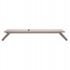 ΞΑΠΛΩΣΤΡΑ ΑΛΟΥΜΙΝΙΟΥ MARIMAR HM6562.03 ΣΚΕΛΕΤΟΣ TAUPE & TEXTILENE ΜΠΕΖ 218x67x31Υεκ