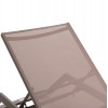 ΞΑΠΛΩΣΤΡΑ ΑΛΟΥΜΙΝΙΟΥ MARIMAR HM6562.03 ΣΚΕΛΕΤΟΣ TAUPE & TEXTILENE ΜΠΕΖ 218x67x31Υεκ
