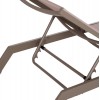 ΞΑΠΛΩΣΤΡΑ ΑΛΟΥΜΙΝΙΟΥ MARIMAR HM6562.03 ΣΚΕΛΕΤΟΣ TAUPE & TEXTILENE ΜΠΕΖ 218x67x31Υεκ