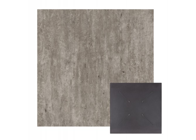 ΕΠΙΦΑΝΕΙΑ ΤΡΑΠΕΖΙΟΥ HPL ΤΕΤΡΑΓΩΝΗ HM5838.37 CONCRETE 70x70εκ.