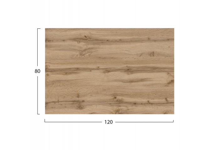ΕΠΙΦΑΝΕΙΑ ΤΡΑΠΕΖΙΟΥ HPL ΟΡΘΟΓΩΝΙΑ HM5840.36 SONAMA OAK 120x80εκ.