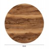 ΕΠΙΦΑΝΕΙΑ ΤΡΑΠΕΖΙΟΥ HPL ΣΤΡΟΓΓΥΛΗ HM5841.30 INDIAN SHESHAM Φ60εκ.