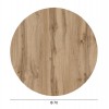 ΕΠΙΦΑΝΕΙΑ ΤΡΑΠΕΖΙΟΥ HPL ΣΤΡΟΓΓΥΛΗ HM5842.36 SONAMA OAK Φ70εκ.