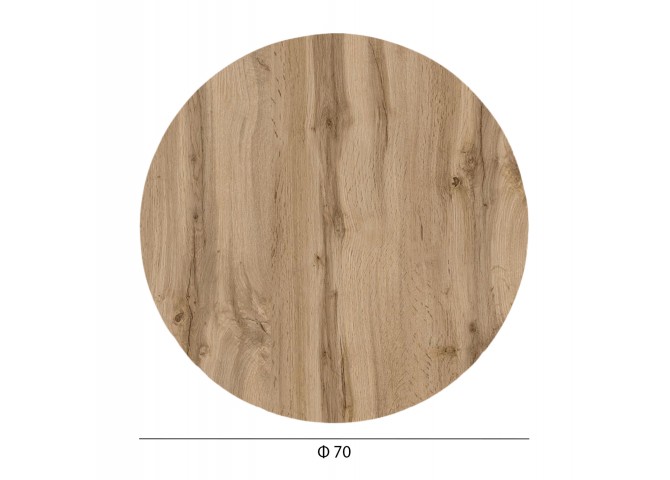 ΕΠΙΦΑΝΕΙΑ ΤΡΑΠΕΖΙΟΥ HPL ΣΤΡΟΓΓΥΛΗ HM5842.36 SONAMA OAK Φ70εκ.