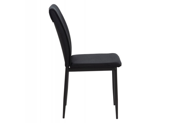 ΚΑΡΕΚΛΑ ΤΡΑΠΕΖΑΡΙΑΣ PERKY HM18347.02 ΜΑΥΡΟ ΥΦΑΣΜΑ & ΜΕΤΑΛΛΙΚΑ ΠΟΔΙΑ 42x58x89,5Υεκ