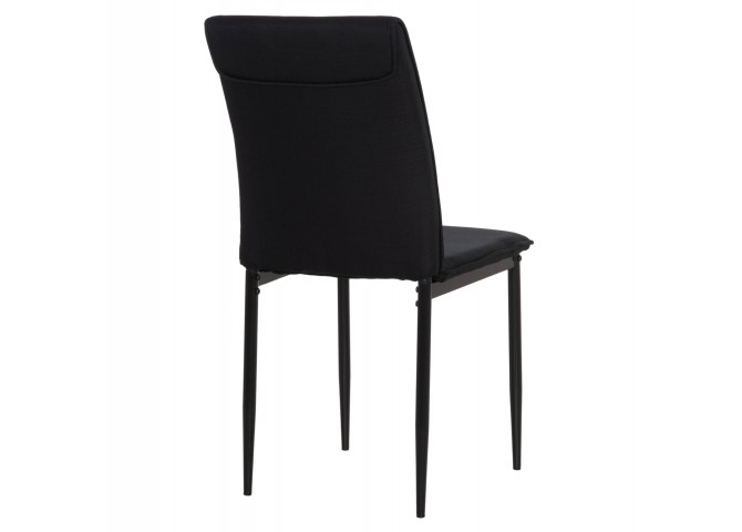 ΚΑΡΕΚΛΑ ΤΡΑΠΕΖΑΡΙΑΣ PERKY HM18347.02 ΜΑΥΡΟ ΥΦΑΣΜΑ & ΜΕΤΑΛΛΙΚΑ ΠΟΔΙΑ 42x58x89,5Υεκ