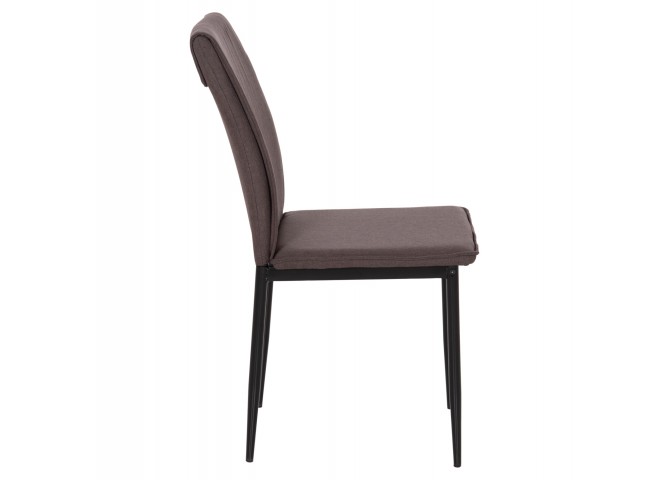 ΚΑΡΕΚΛΑ ΤΡΑΠΕΖΑΡΙΑΣ PERKY HM18347.03 ΚΑΦΕ ΥΦΑΣΜΑ-ΜΕΤΑΛ. ΠΟΔΙΑ ΜΑΥΡΑ 42x58x89,5Υεκ